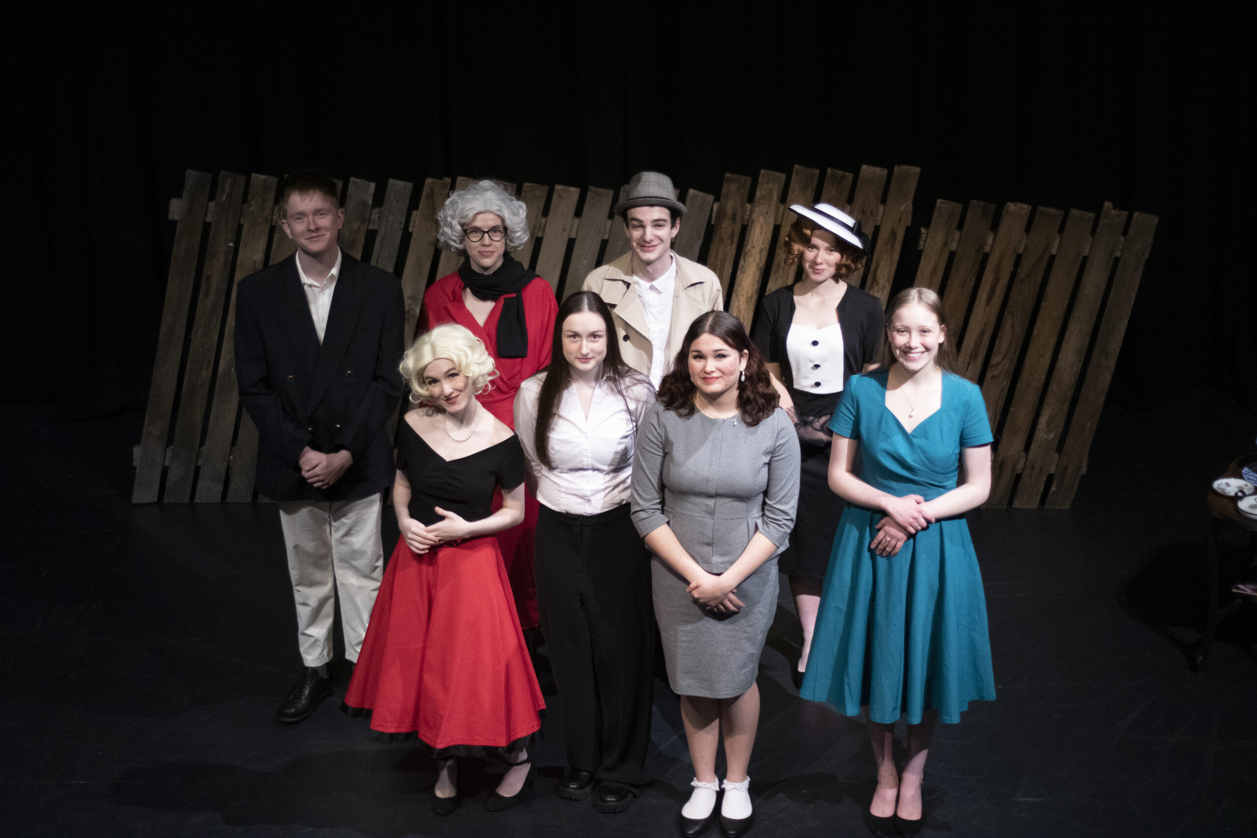 The cast of the show, Conor McLauchlan, Livvy Brooks, me, Annabelle Smithers, Zoe Smith, Maddie Cruickshank, Nadia Thivy and Lauren Shaw.